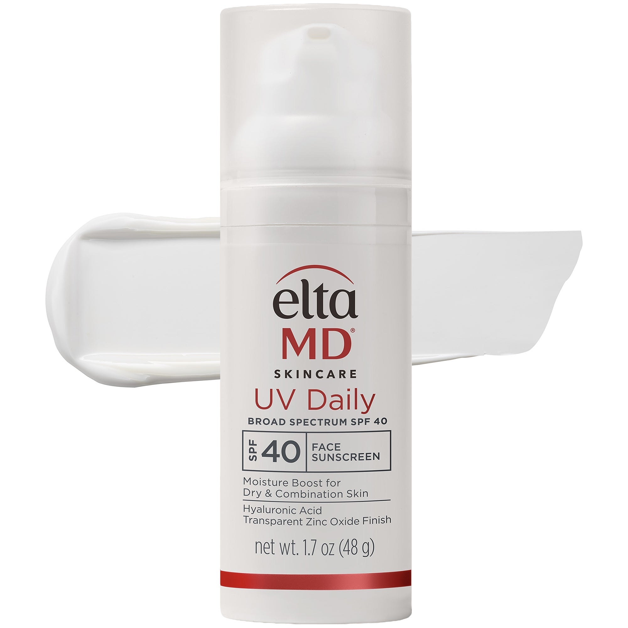 Elta MD UV Daily SPF 40 broad-spectrum face sunscreen, squeeze bottle with cap