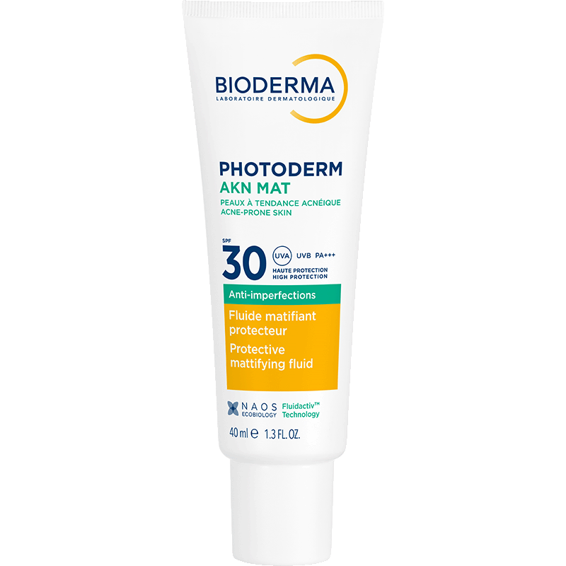 Bioderma Photoderm AKN Mat SPF 30 matte sunscreen fluid tube, 40 ml