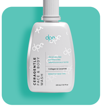 Ceragetle face and body wash 225 ml with pump dispenser