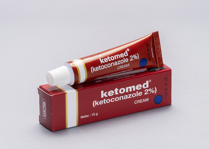 Ketomed ketoconazole 2% cream tube and carton, 15 g