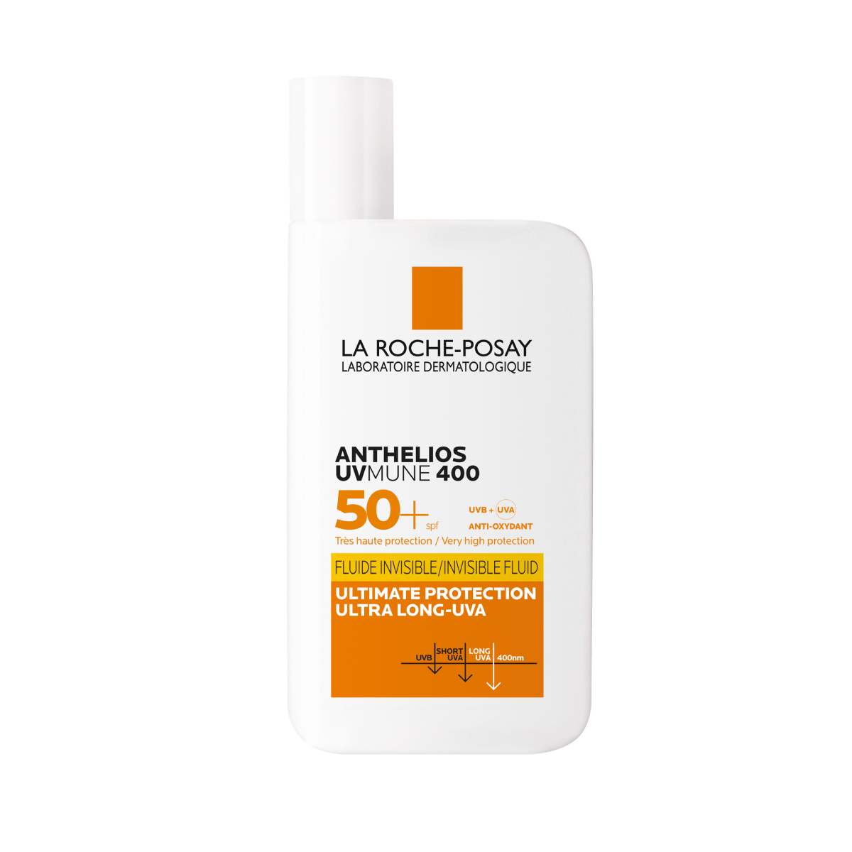 LA ROCHE-POSAY Anthelios UVMUNE 400 oil control fluid 50+ in white bottle