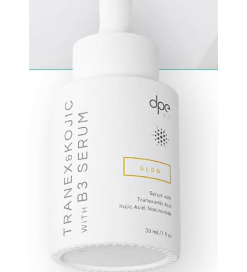 DPE serum bottle with dropper, Tranex & Kojic, B3, 30 ml