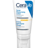 CeraVe facial moisturizing lotion AM SPF 30 in white squeeze tube, 52 mL