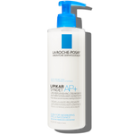 Lipikar Syndet AP+ lipid replenishing cream wash bottle with blue pump, 400 mL