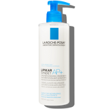 Lipikar Syndet AP+ lipid replenishing cream wash bottle with blue pump, 400 mL