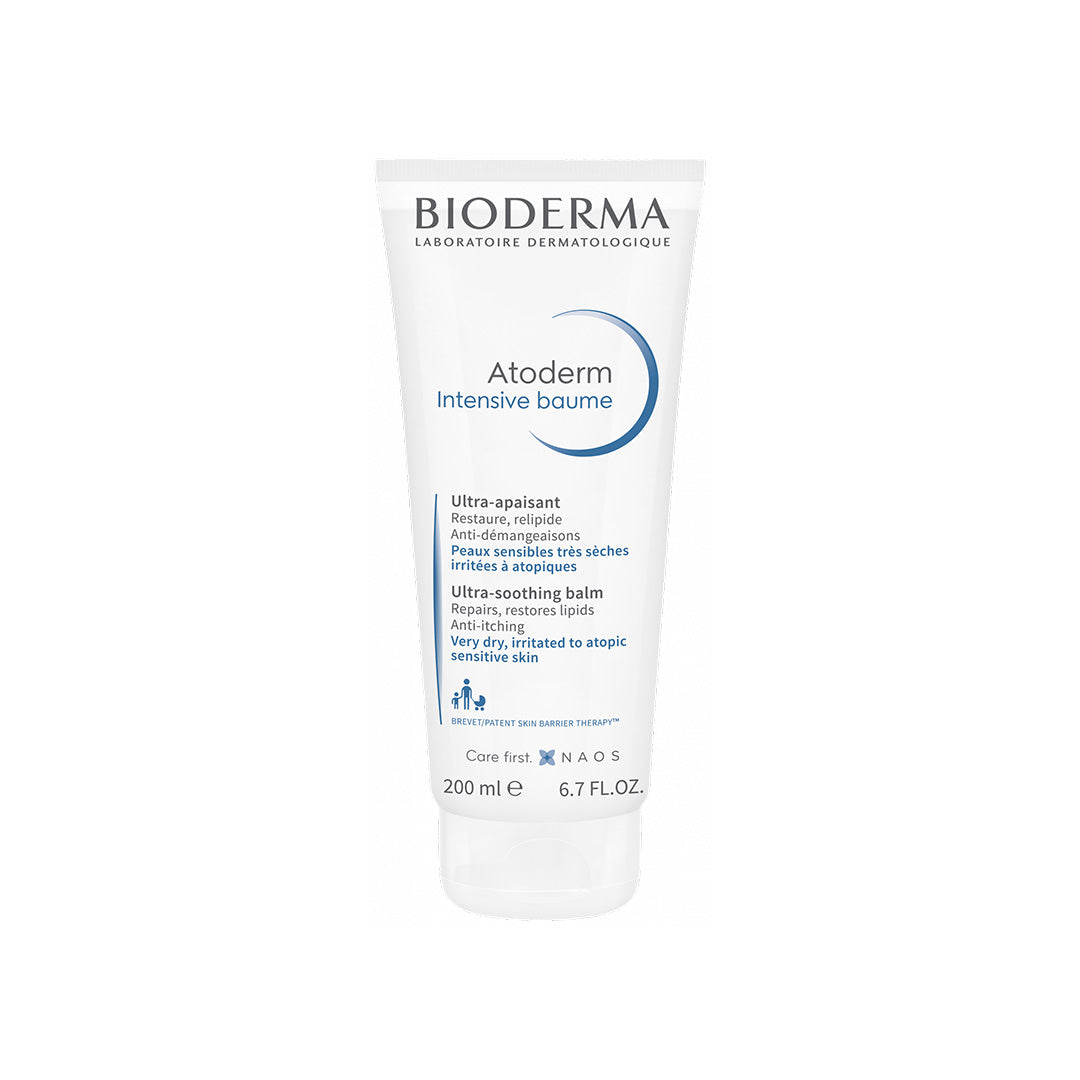Bioderma Atoderm Intensive balm tube, white cream, 200 ml