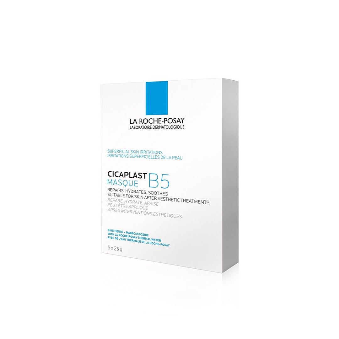 La Roche-Posay Cicaplast Masque B5 box, white with blue stripe